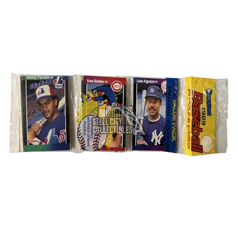 1989 Donruss Baseball Checklist, Set Info, Boxes, More