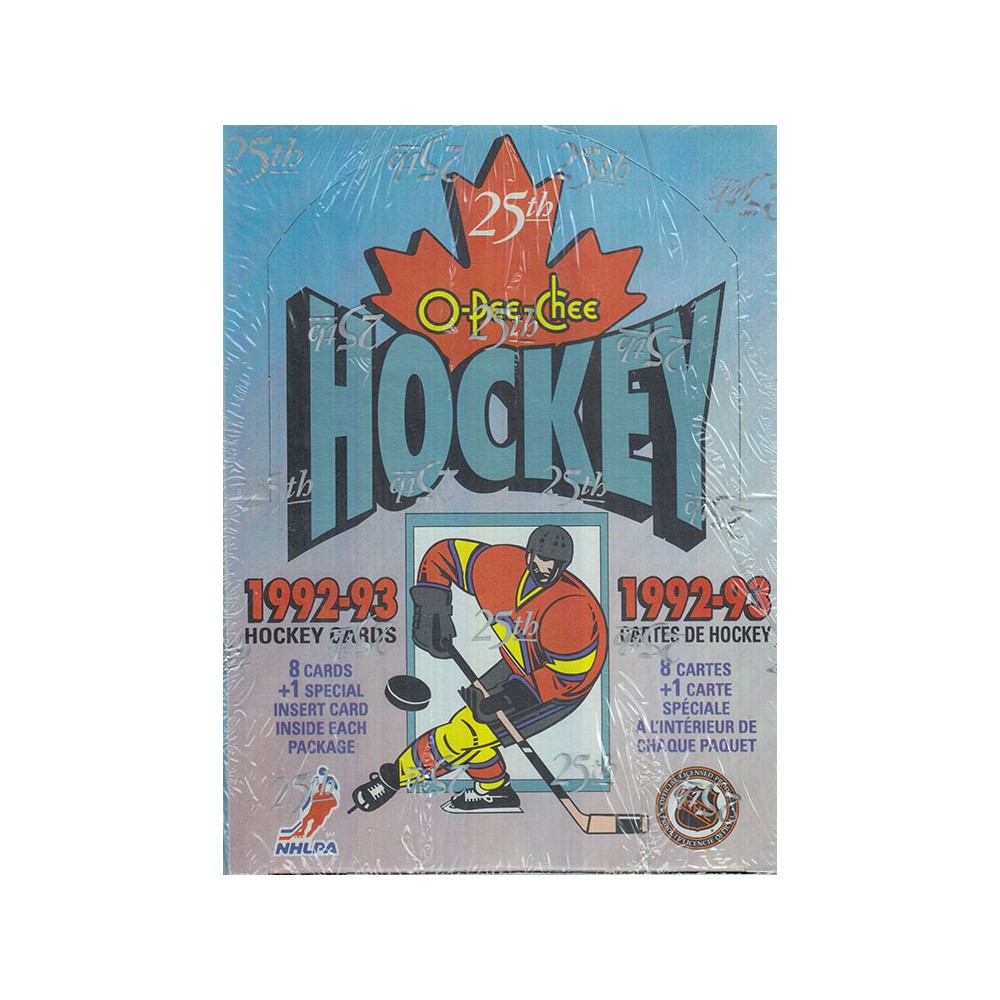 1992-93 O-Pee-Chee Hockey Box | Steel City Collectibles