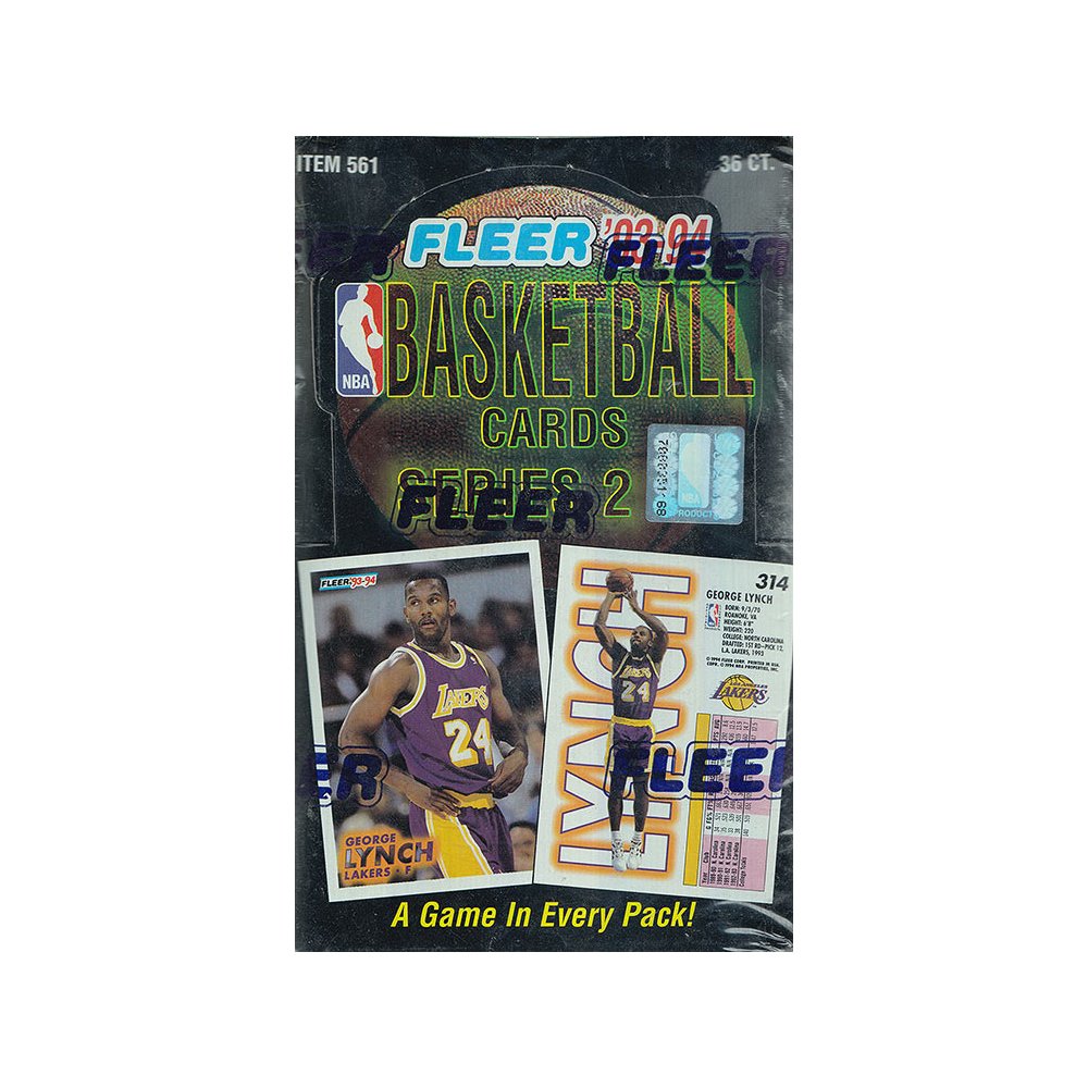 1993-94 Fleer Series 2 Basketball 36ct Box | Steel City Collectibles