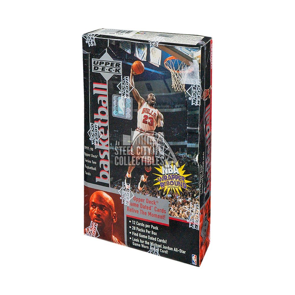 1997 98 Upper Deck Series 2 Basketball 28ct Hobby Box Steel City