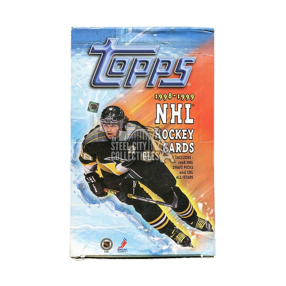 1998-99 Topps Hockey Retail 18-Pack Lot with Box