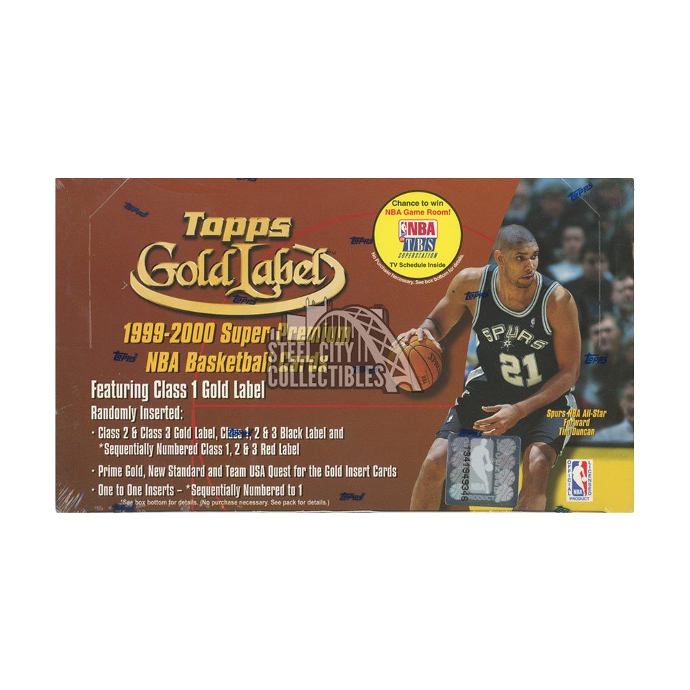 1999-00 Topps Gold Label Basketball 24ct Retail Box