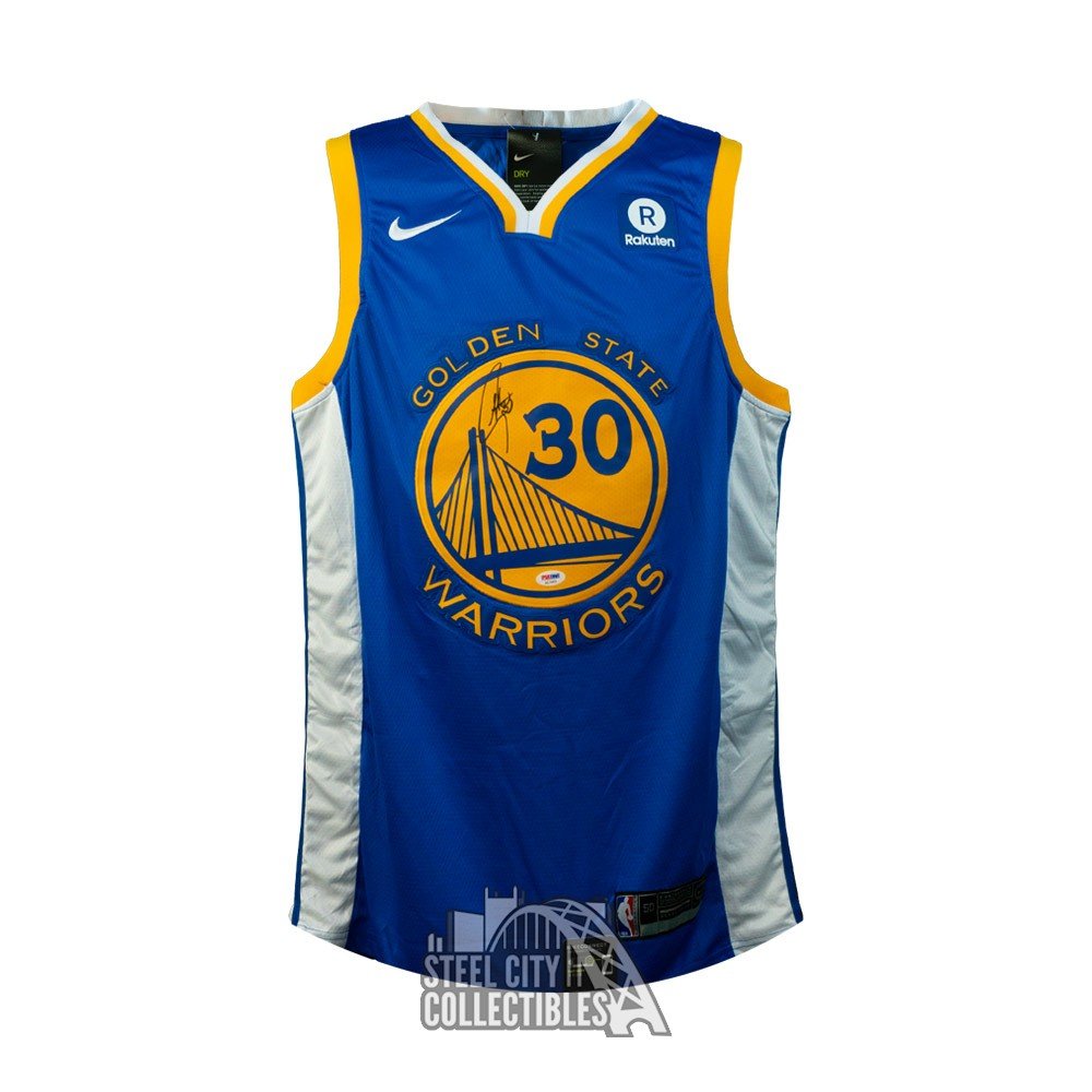 Stephen Curry Autographed Golden State Warriors City Edition Nike Swingman  Jersey
