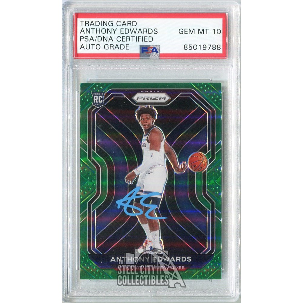 Anthony Edwards - Select orders Alternate Prizm ISA 9 Rookie Card