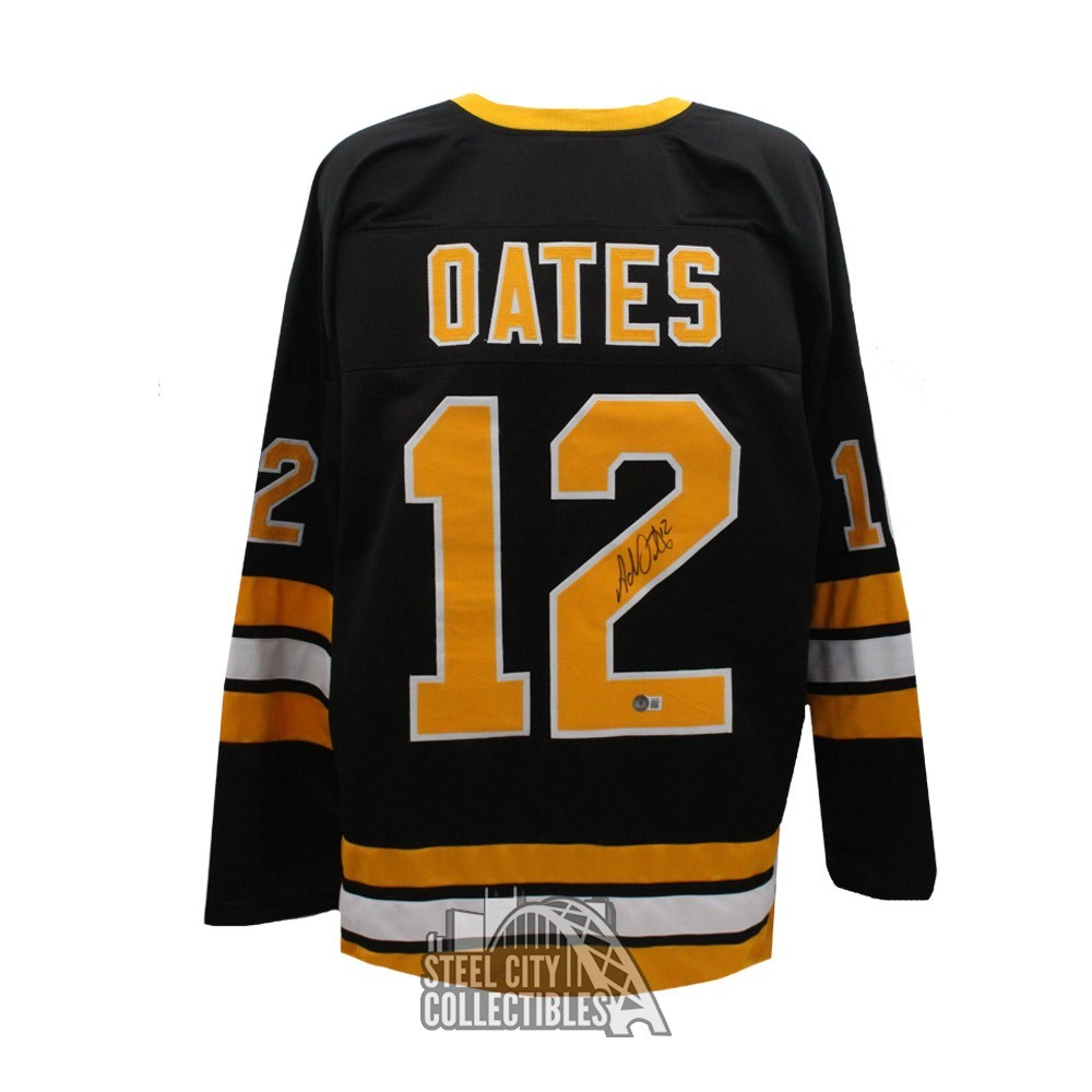 Custom Boston Bruins Hockey Jersey Name and Number Black Gold