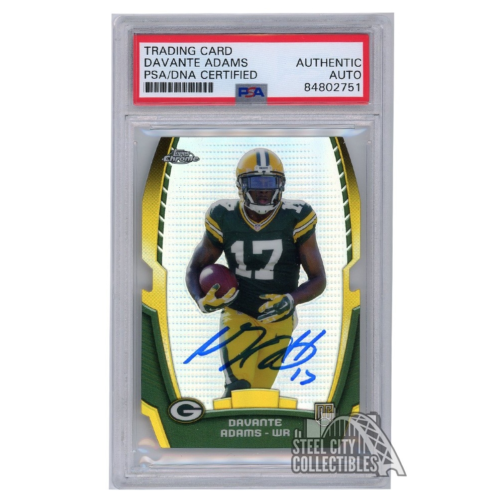 Davante Adams Signed 2014 Topps Platinum Xfractors #107 RC (PSA