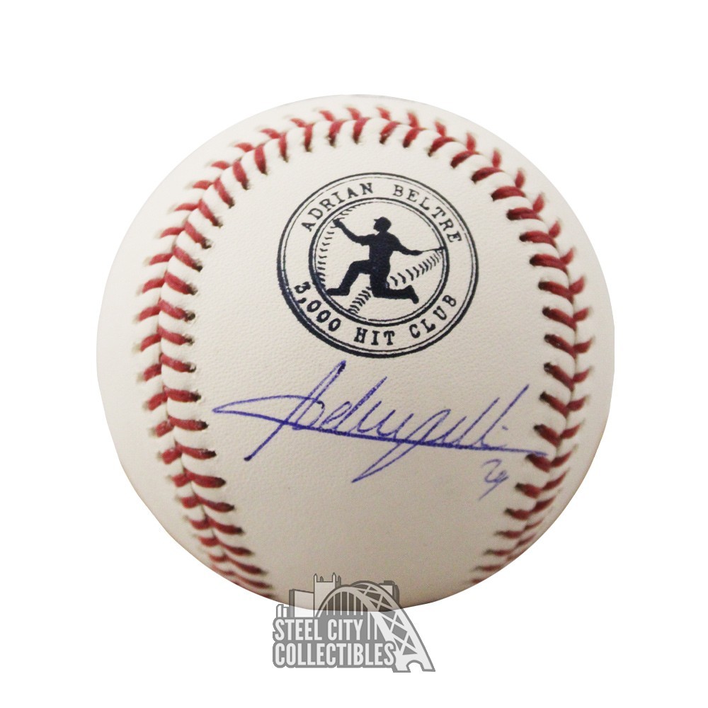 Adrian Beltre Autographed 3000th Hit Commemorative Baseball - JSA