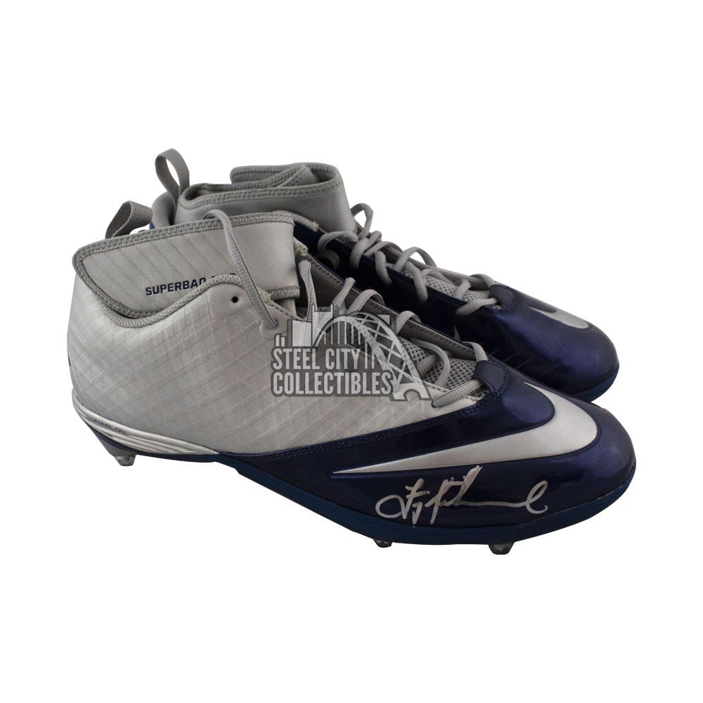 Troy Aikman Autographed Nike Football Cleats - BAS COA (Silver) | Steel  City Collectibles