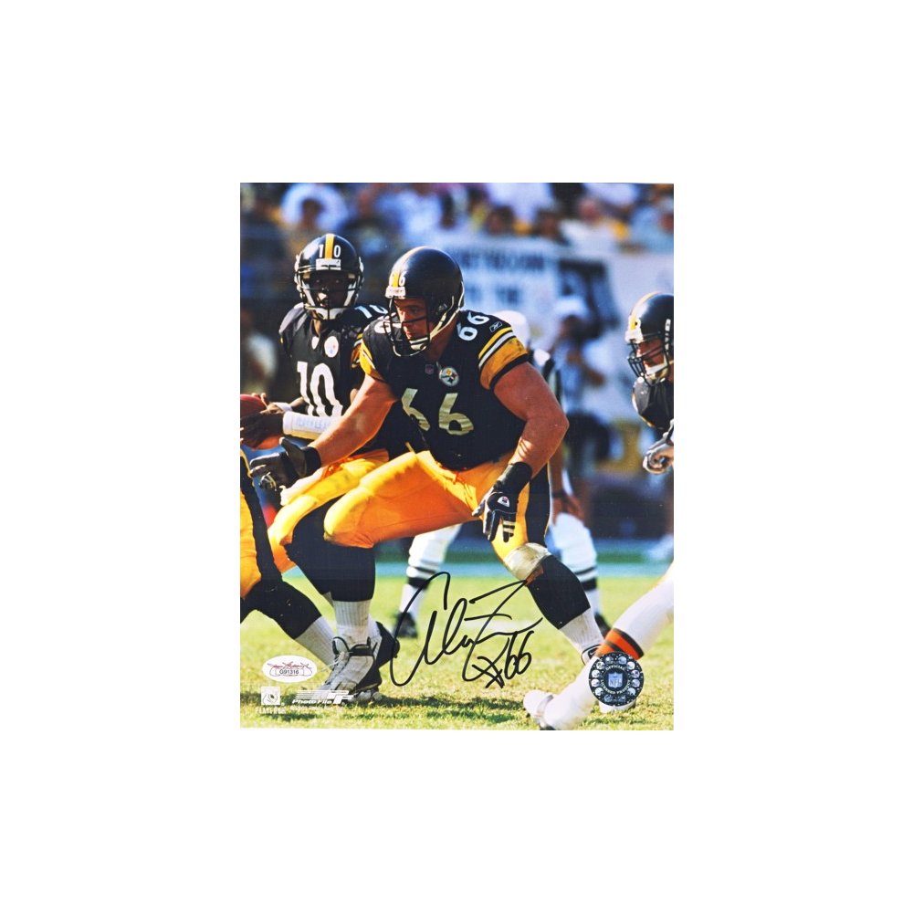 Alan Faneca Autographed Pittsburgh Steelers 8x10 Photo (Blocking) - JSA COA  at 's Sports Collectibles Store