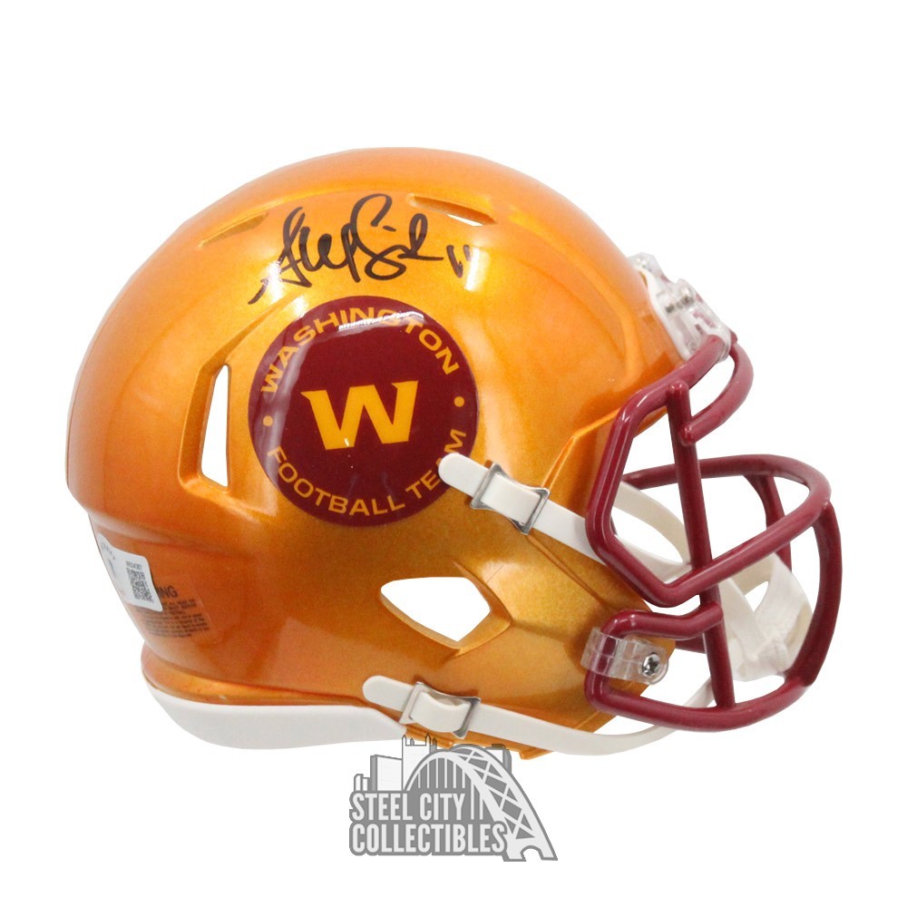 : Alex Smith Autographed Washington Football Team Mini