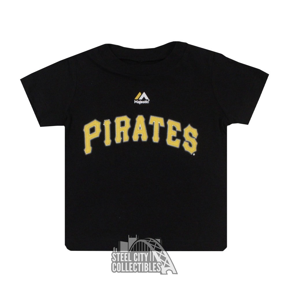 Majestic MLB Youth Pittsburgh Pirates Andrew McCutchen #22 Player Tee, Black - Large (14-16)