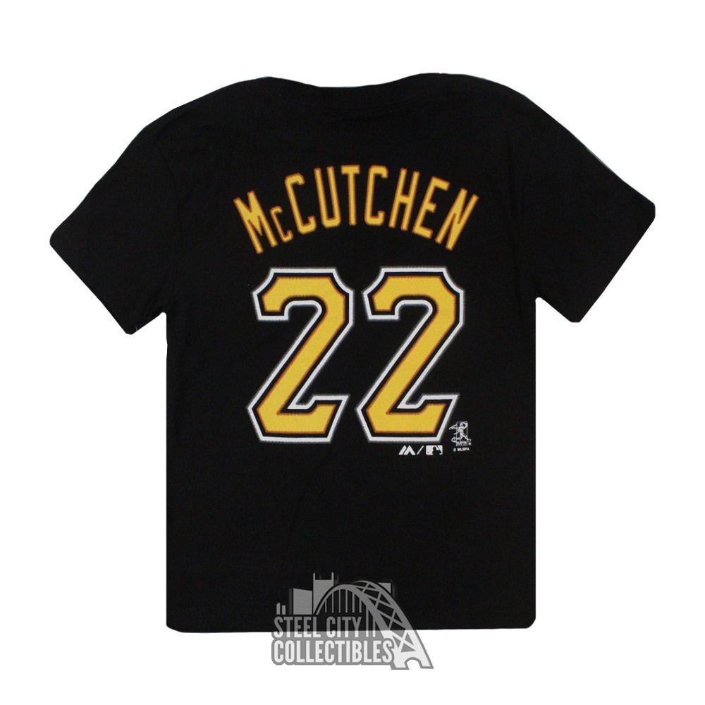 Andrew McCutchen Pittsburgh Pirates Majestic MLB Youth Name & Number T-Shirt