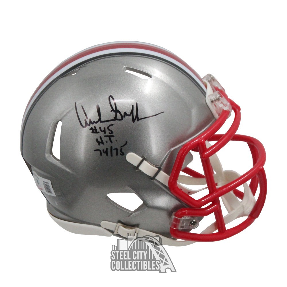 Archie Griffin Autographed Ohio State HT 74 75 Flash Mini Football Helmet -  BAS