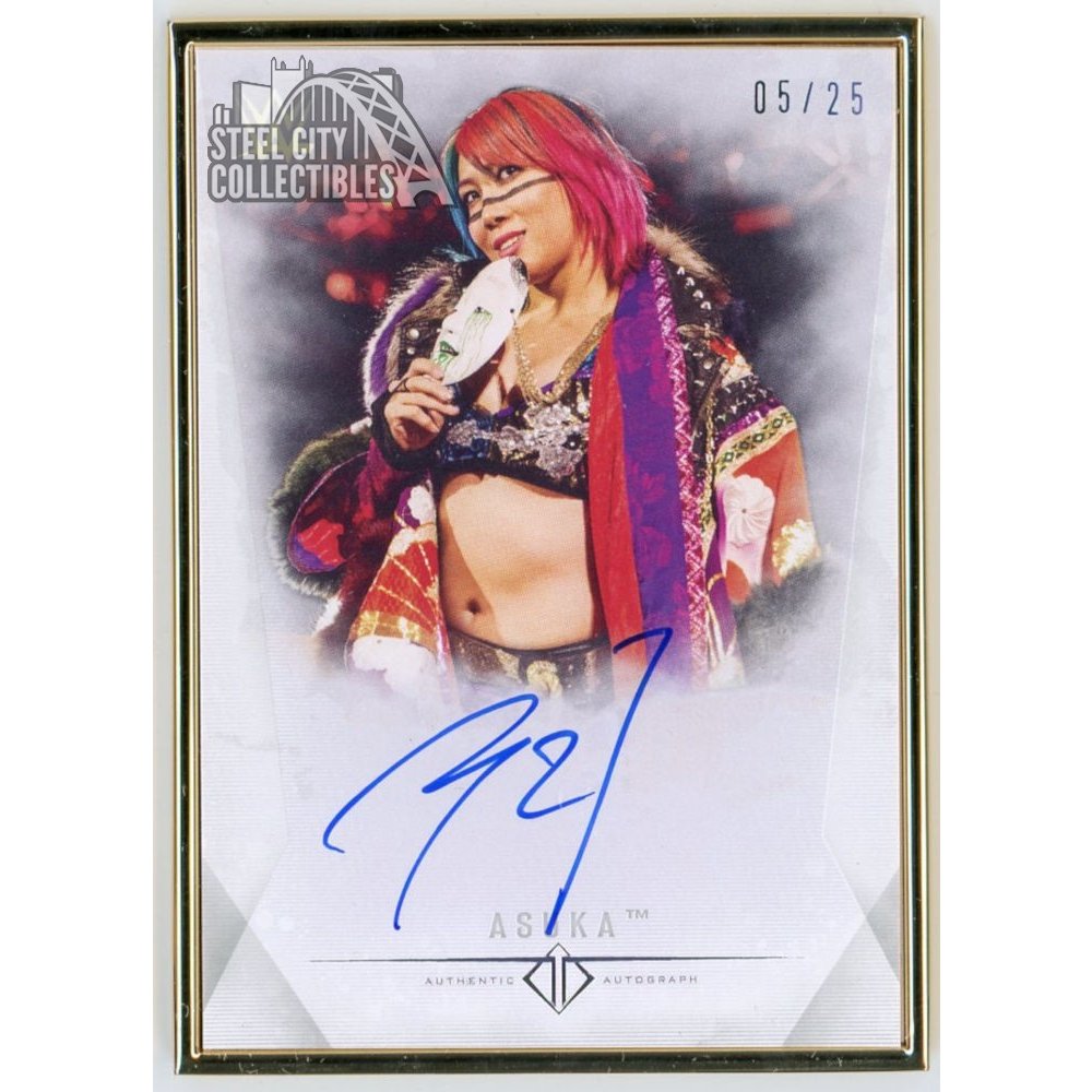 Asuka 2019 Topps WWE Transcendent Collection Autograph 5/25