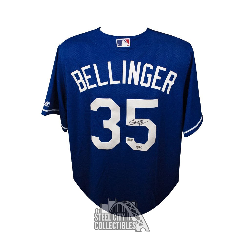 Cody Bellinger Autographed Los Angeles Dodgers Blue Majestic Baseball Jersey  - Fanatics