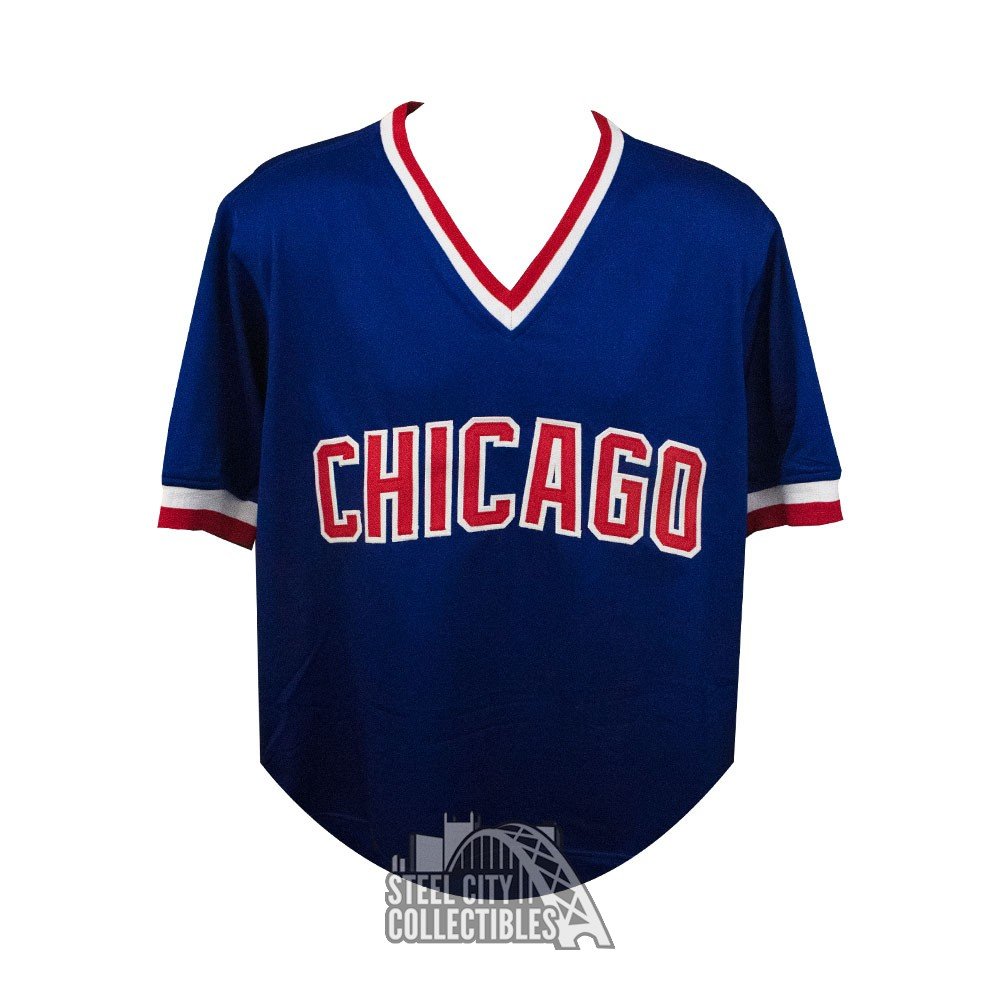 Billy Williams Signed Chicago Blue Baseball Jersey (JSA)