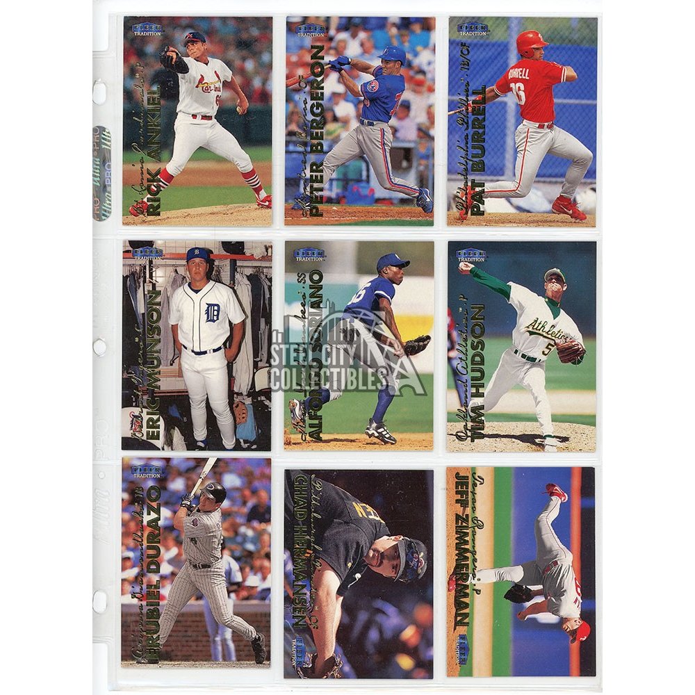 1999 Fleer Tradition Baseball Complete Set in Binder | Steel City ...