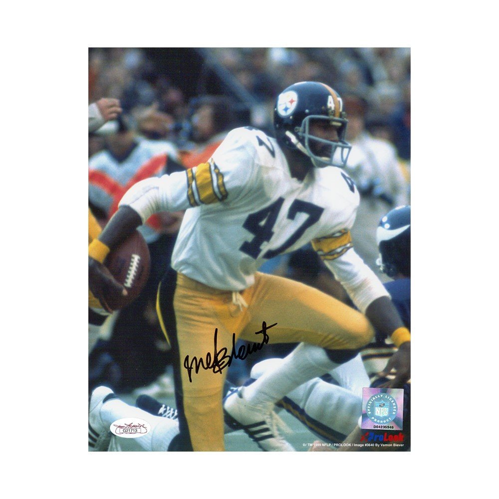 Mel Blount Autographed Pittsburgh Steelers 8x10 Photo (White) - JSA COA