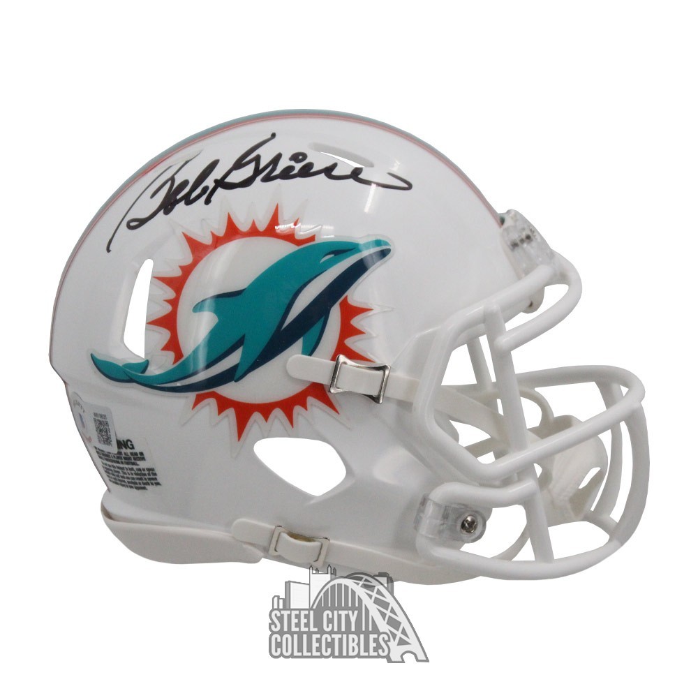 Bob Griese Autographed Miami Speed Mini Football Helmet - BAS