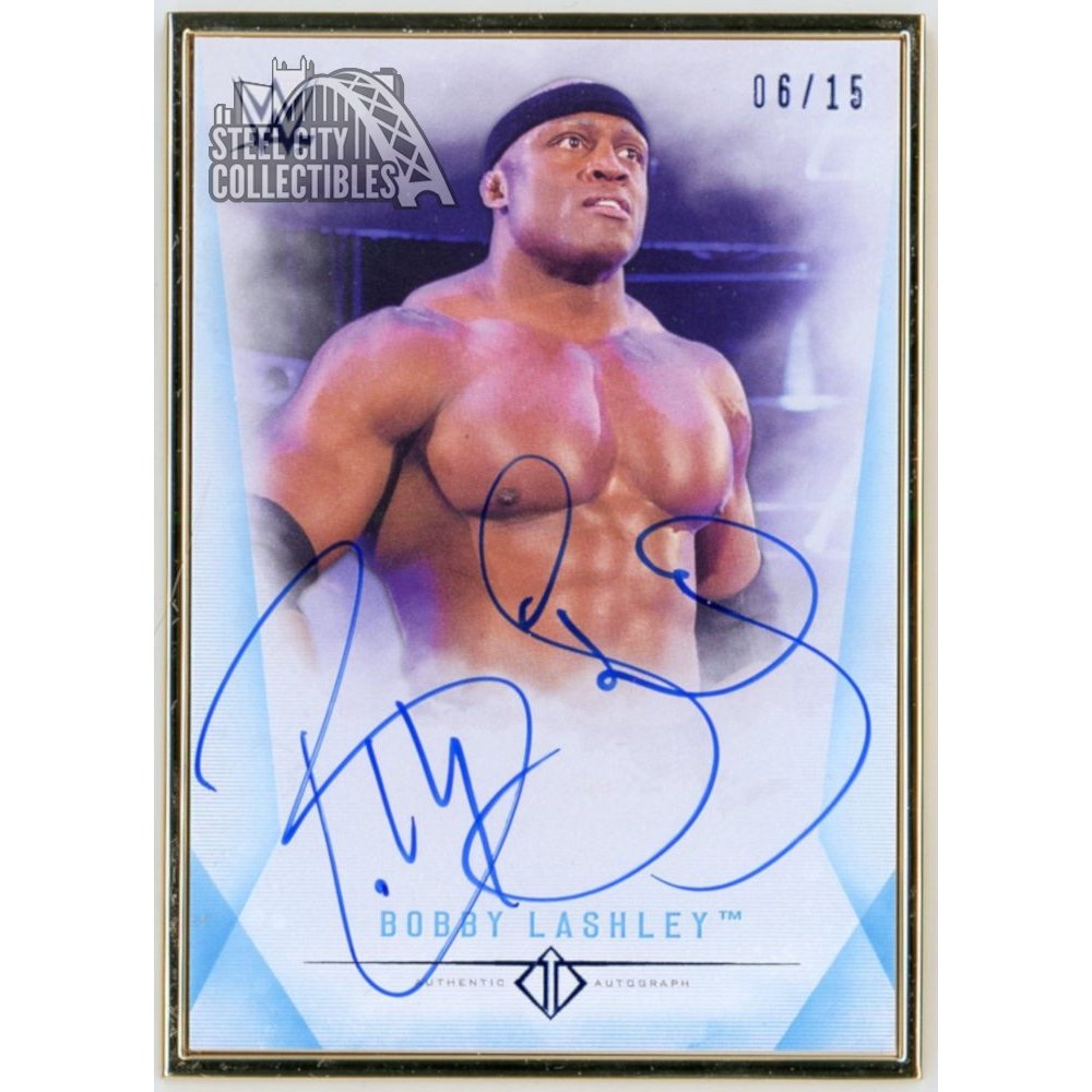 Bobby Lashley 2019 Topps WWE Transcendent Collection Autograph Blue 6/ ...