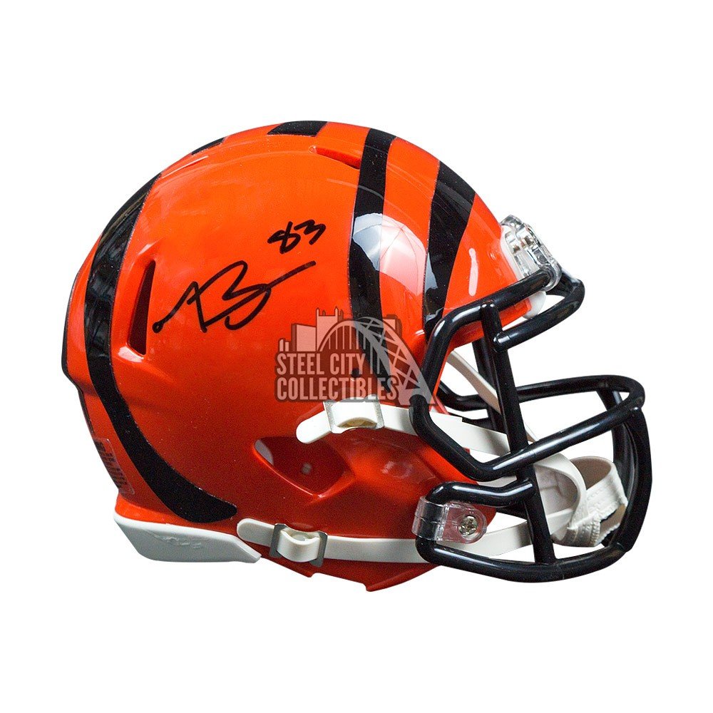 TJ Houshmandzadeh Cincinnati Bengals Autographed White Alternate Replica  Helmet w/ Who Dey Inscription - JSA Authentic