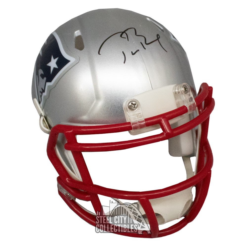 TOM BRADY Autographed Bucs Throwback Custom Visor Authentic Helmet FANATICS  - Game Day Legends