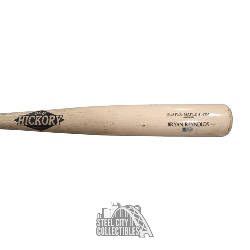 Bryan Reynolds Game Used Old Hickory Baseball Bat - MLB