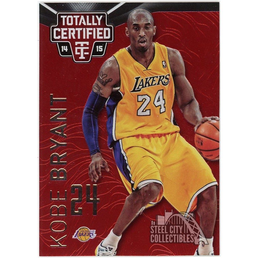 Kobe Bryant 2014-15 Panini Totally Certified Dribbling Platinum Red Card  #66 /279