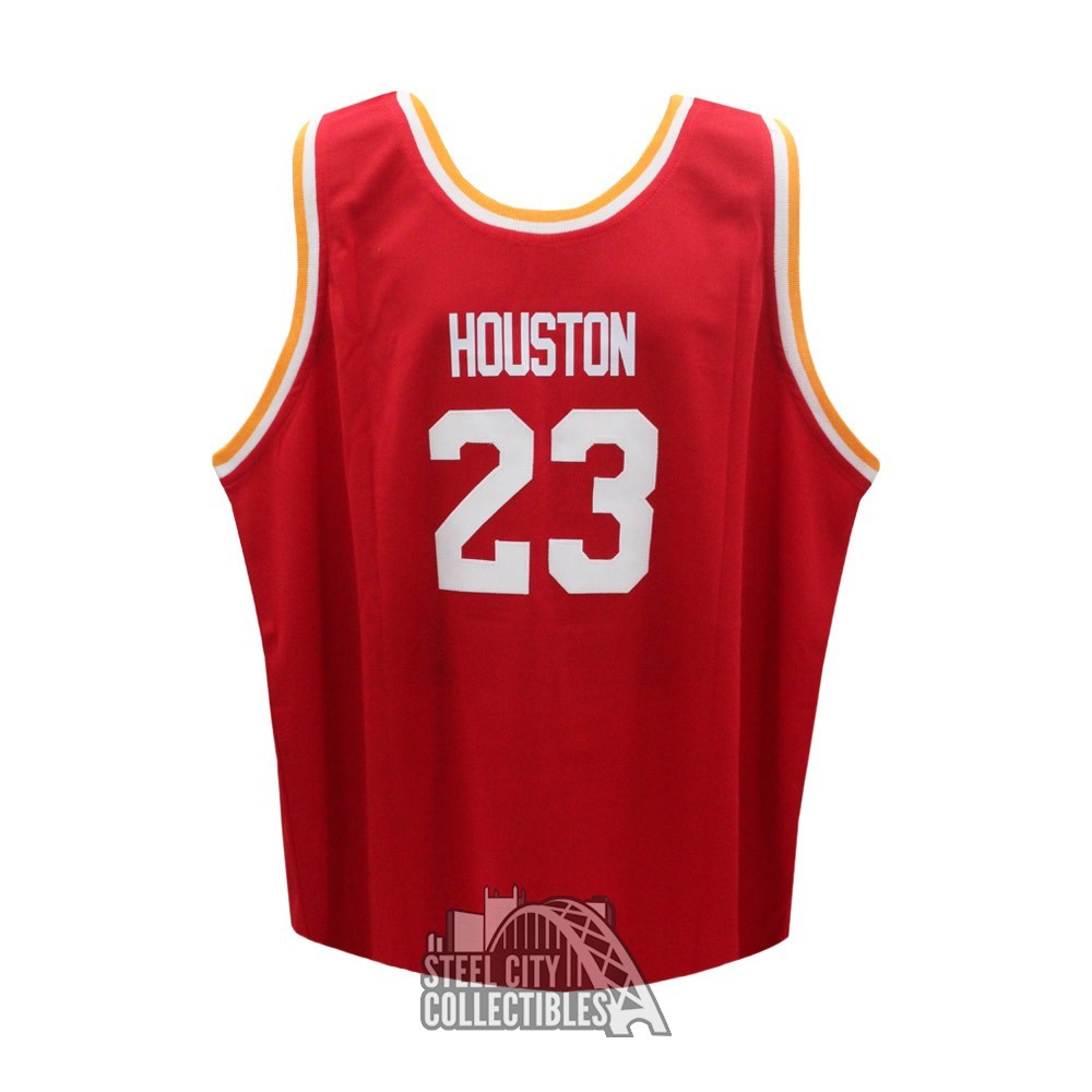 Calvin Murphy Autographed Houston Custom HOF 93 Red Basketball Jersey Tristar Steel City Collectibles