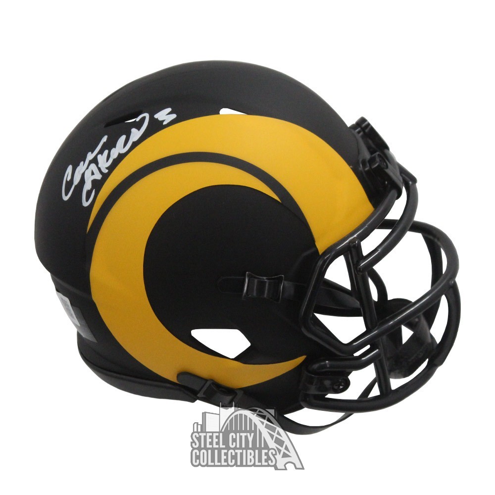 Los Angeles Rams Cam Akers Signed Full Size Replica Flash Helmet