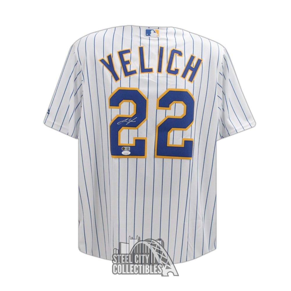 2019 Christian Yelich Game-Used Milwaukee Brewers Jersey