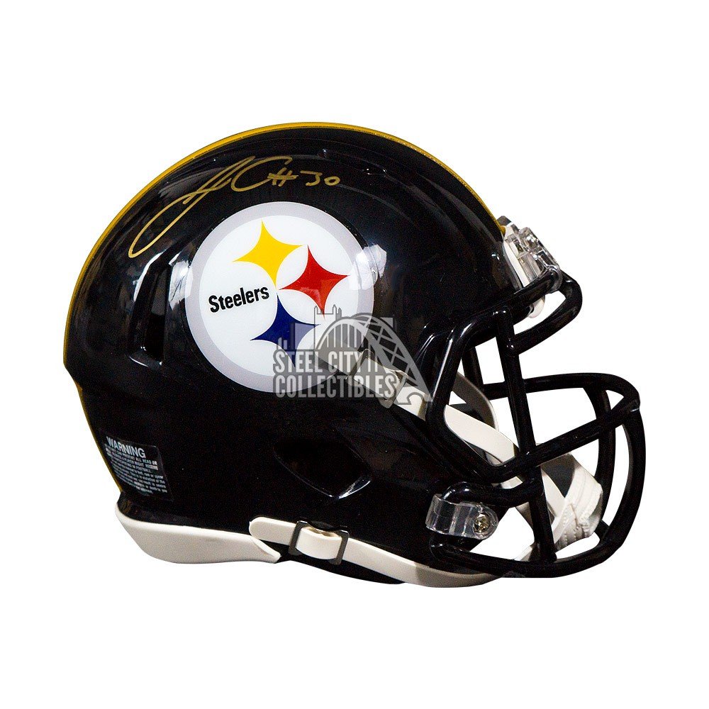 : James Conner Autographed Pittsburgh Steelers Mini