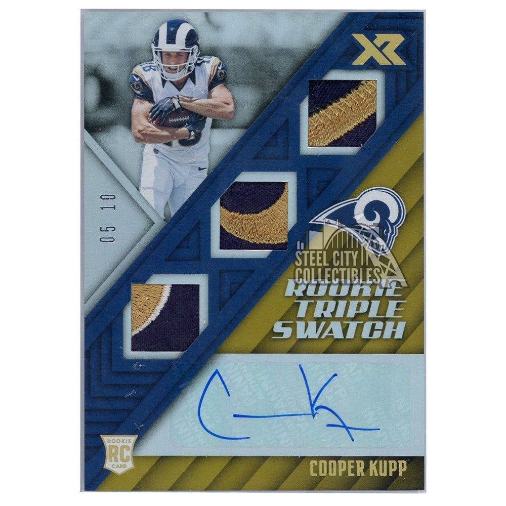 Cooper Kupp 2017 Panini Xr Autograph Rookie Triple Patch Card 192 510