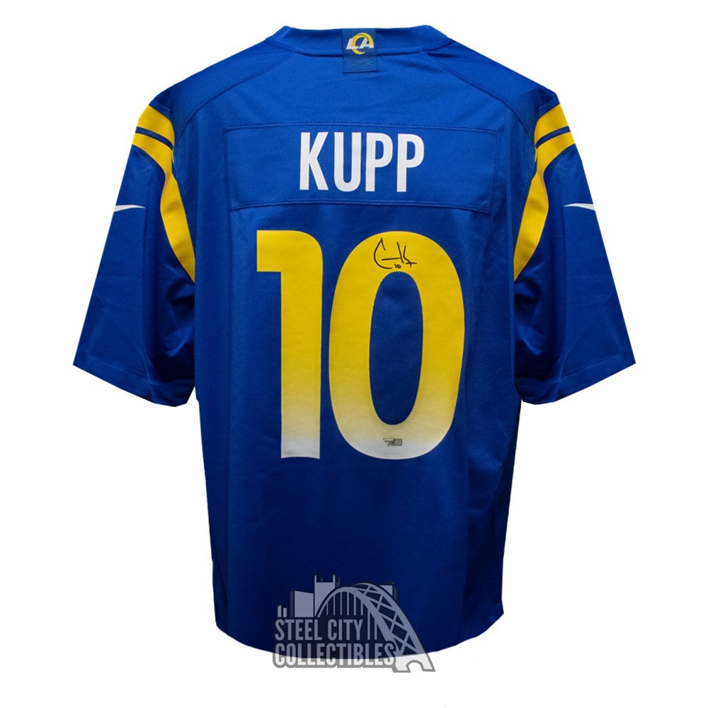 Cooper Kupp Nike On-Field Blue Super Bowl Jersey (Fanatics COA