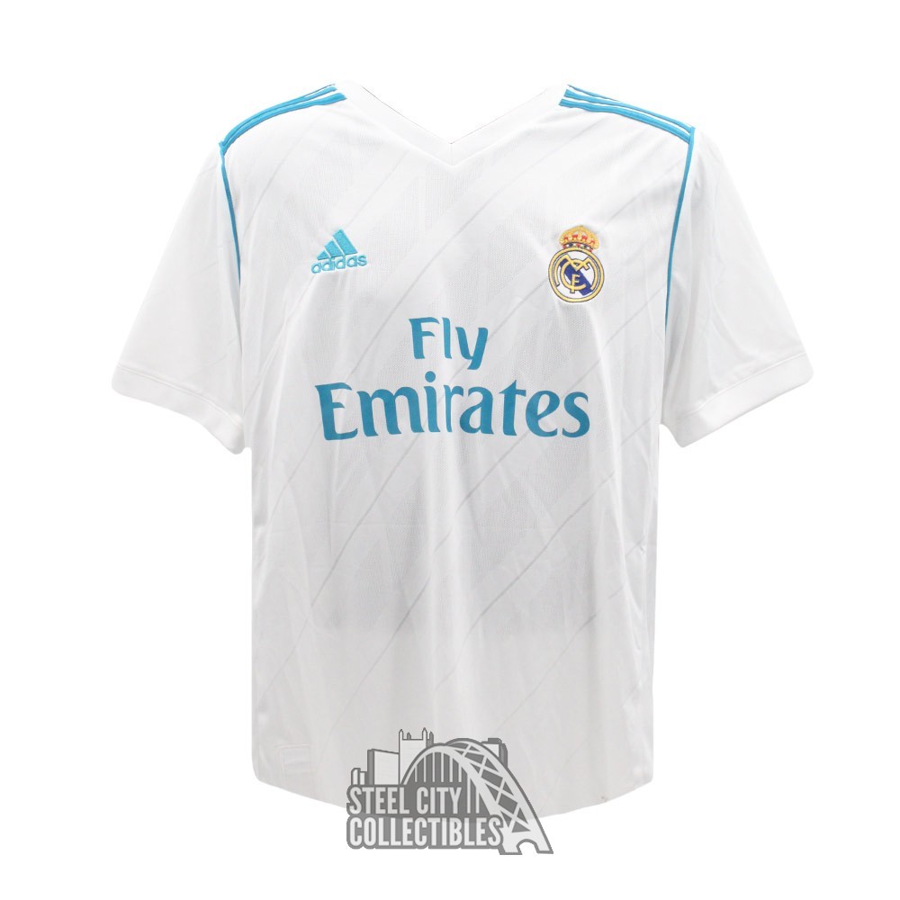 Ronaldo Signed White Real Madrid Soccer Jersey BAS