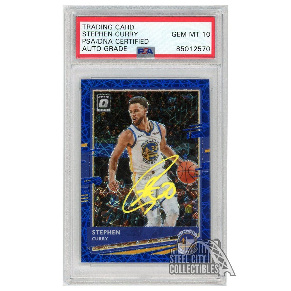 Stephen Curry Autographed 2019-20 Panini Contenders Draft Picks