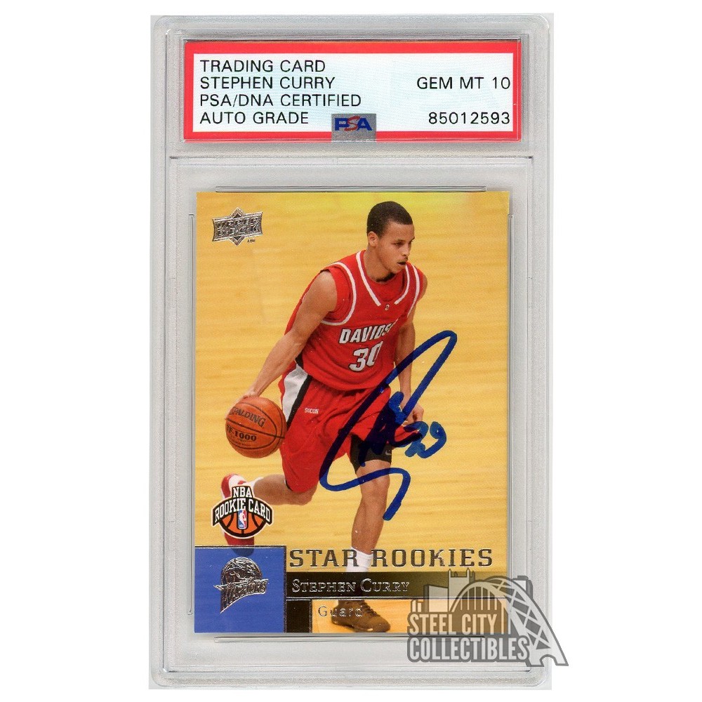 Stephen Curry 2009-10 Upper Deck Star Rookies Autograph RC Card #234  PSA/DNA 10