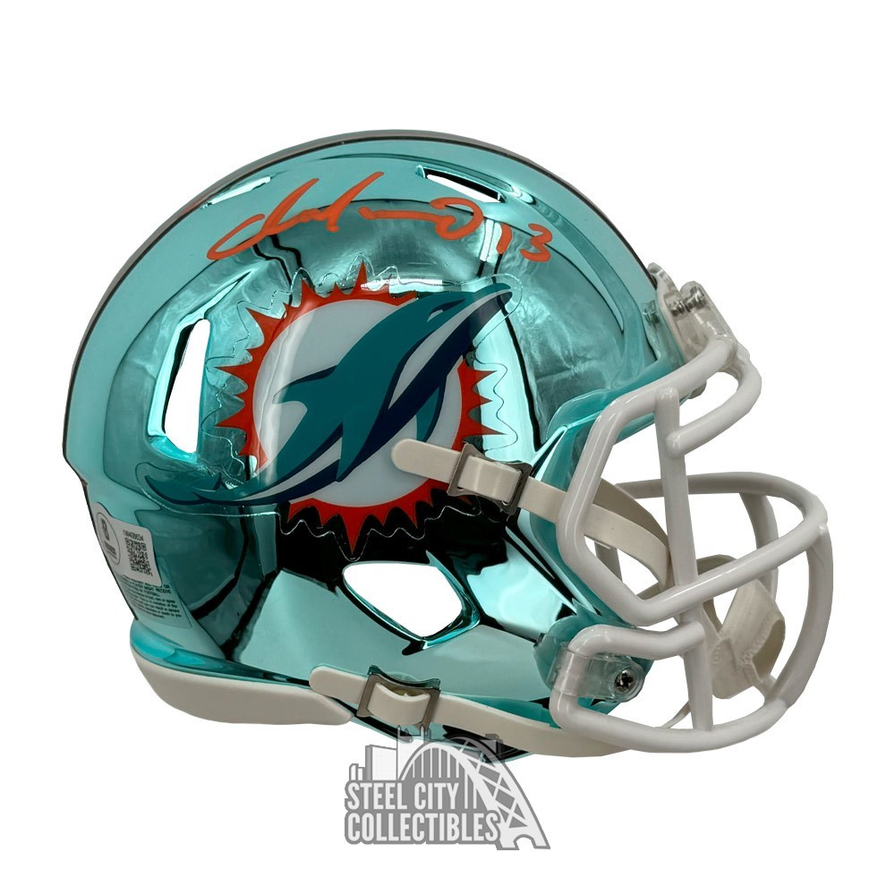 Dan marino autographed mini hot sale helmet