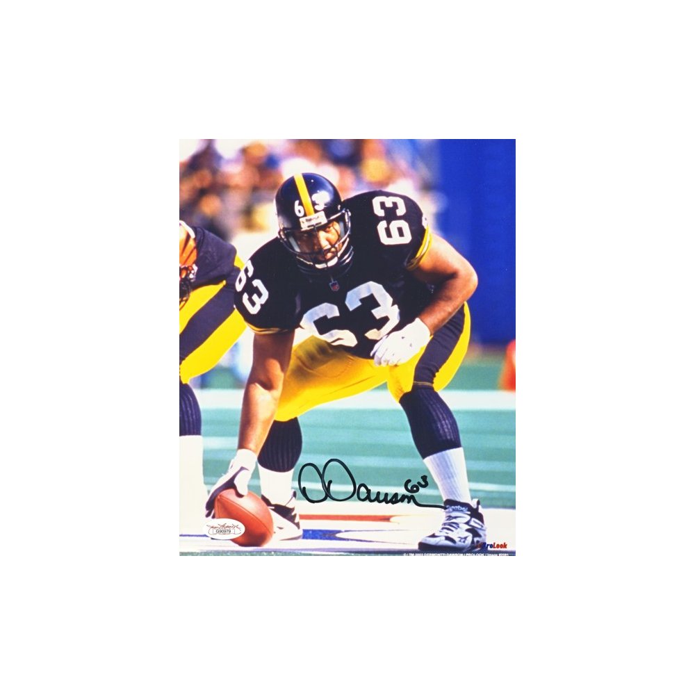 Dermontti Dawson Autographed Pittsburgh Steelers 8x10 Photo (Close