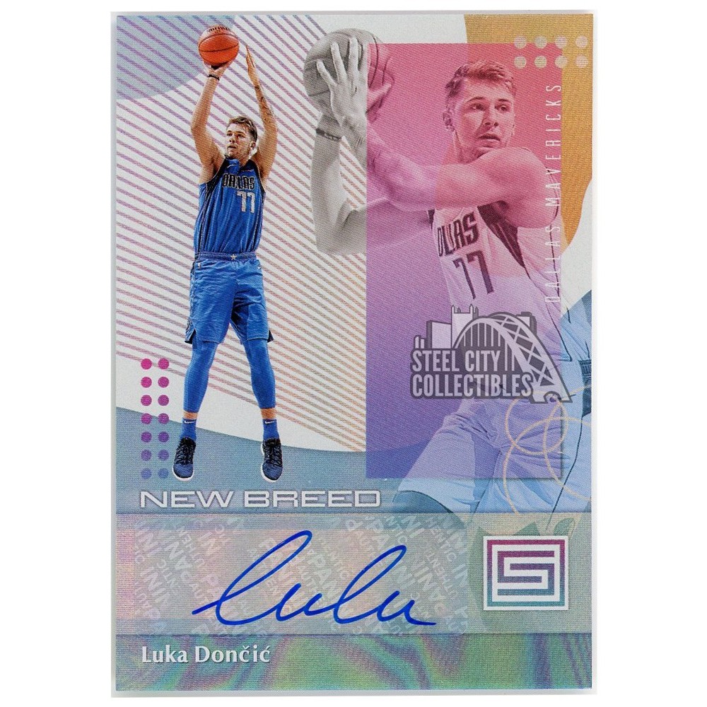 Luka Doncic 2018-19 Panini Status New Breed Rookie Autograph Card #NB ...