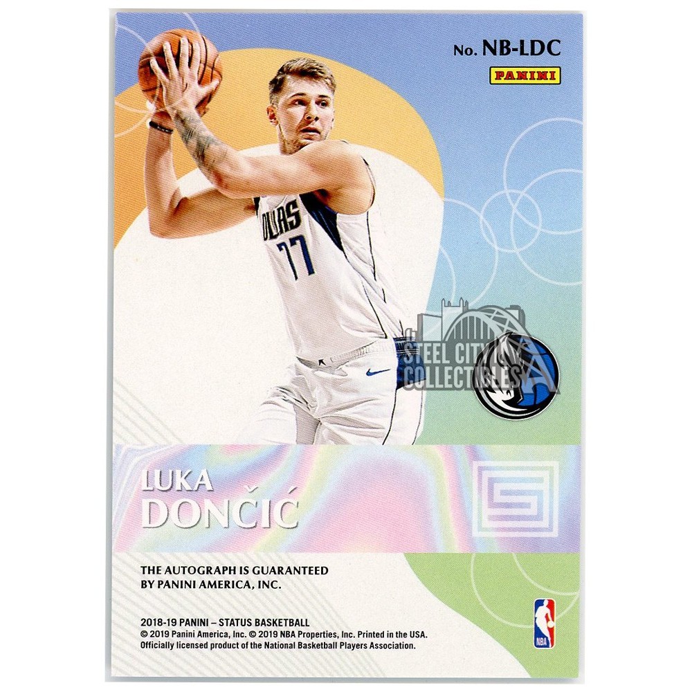 Luka doncic rookie outlet panini status