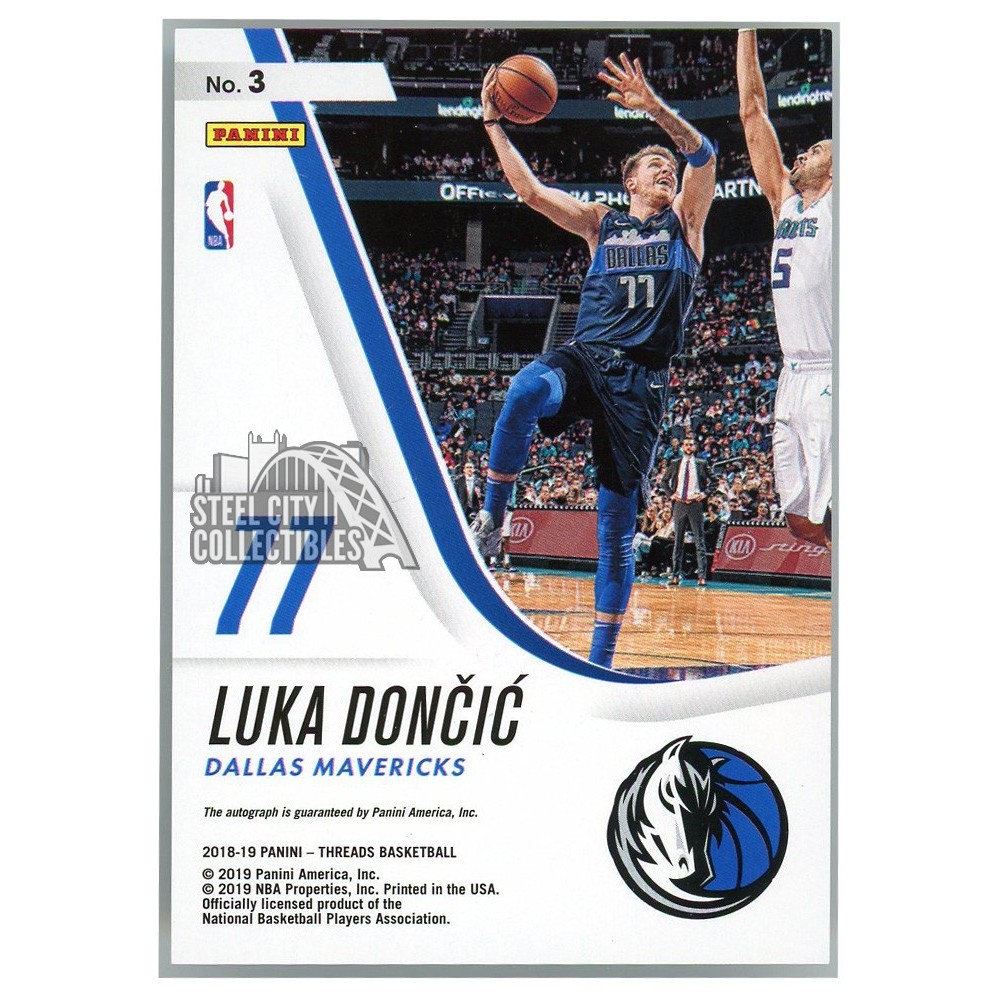 Luka Doncic - Dallas Mavericks - 2018 NBA Draft - Autographed Jersey