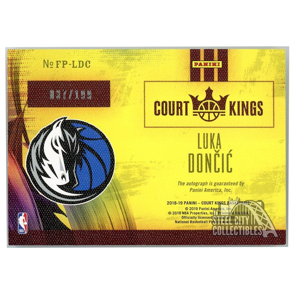 NBAカード PANINI court kings BASKETBALL 2018-19 LUKA DONCIC RC 