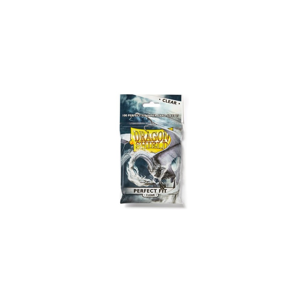 10 Packs Dragon Shield Perfect Fit Clear Inner Sleeves Standard Size 1 –  Collectors Emporium NY