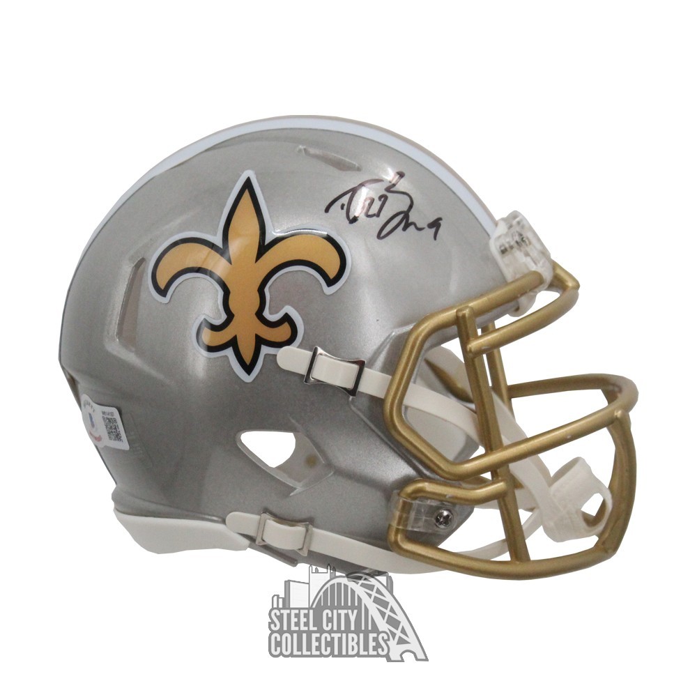 Drew Brees Autographed New Orleans Flash Mini Football Helmet