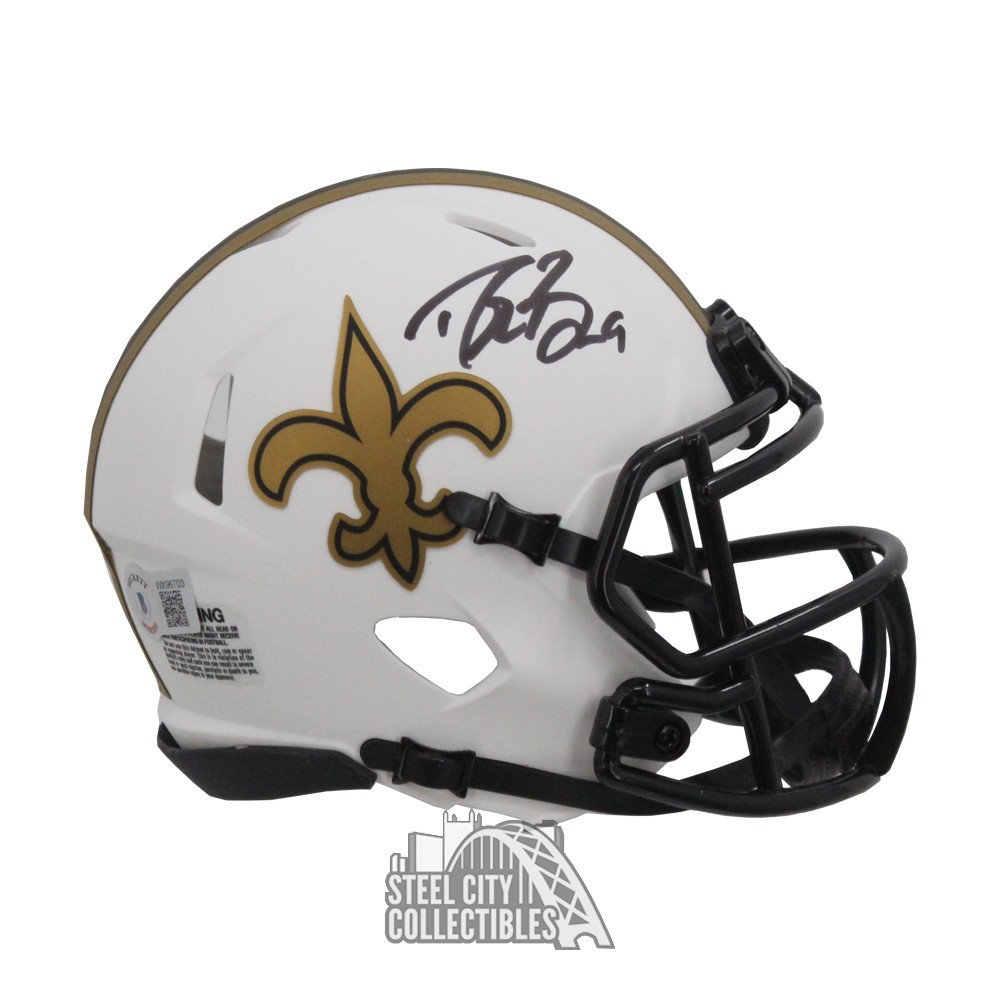 Drew brees hot sale mini helmet