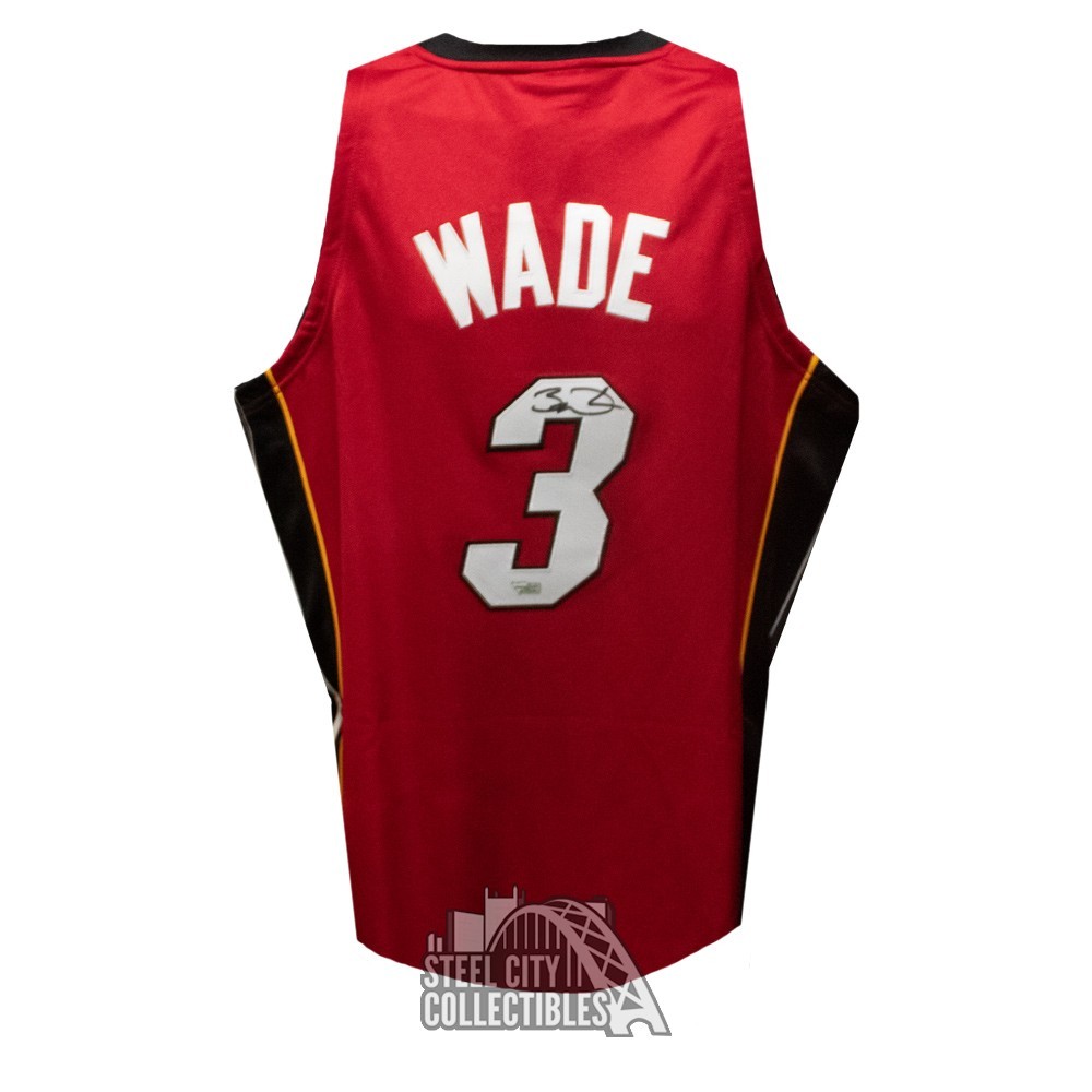Dwayne Wade Signed Miami Heat Jersey