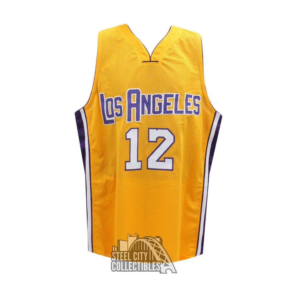 Dwight Howard Autographed Los Angeles Custom Gold Basketball Jersey - BAS (Number 12)