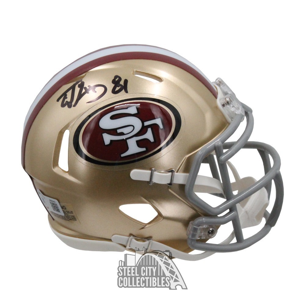 Ed McCaffrey Autographed San Francisco Mini Football Helmet - BAS