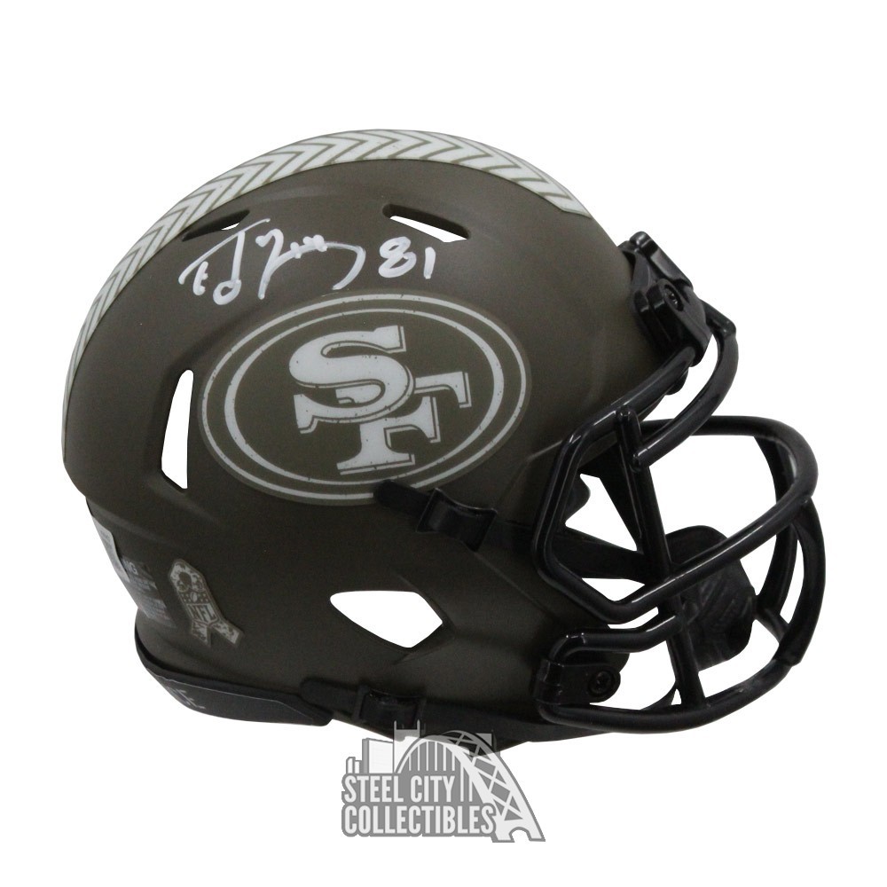 Ed McCaffrey Autographed San Francisco Mini Football Helmet - BAS